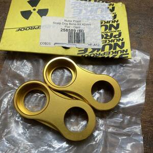 NUKE PROOF / SCALP DOG BONE KIT / GOLD PAIR NEW OLD STOCK