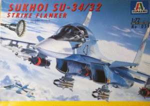 イタレリ/1/72/ソ連空軍スホーイSU-34/32ストライク・フランカー戦闘機/未組立品