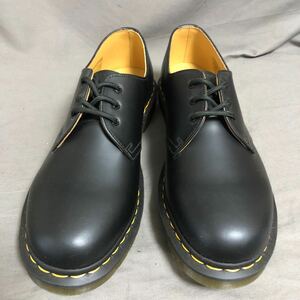 【試し履き程度★美品】ドクターマーチン　UK9　US10　　約27.5～28㎝　3989　ウィングチップ　ブラック　【Dr.Martens 】