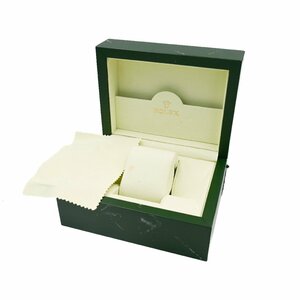 1円 ROLEX CASE ロレックスケース 時計用 空箱 BOX 内箱 S 39137.02 GENEVE モスグリーン 緑 付属品 ウォッチケース 31520240416