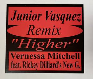 HIGHER JUNIOR VASQUESリミックス VERNESSA MITCHELL 人気12inchレコード その他にもプロモーション盤 レア盤 人気レコード 多数出品。