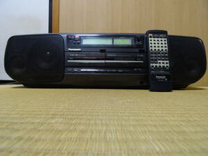 【送料込】Panasonic パナソニック　RX-DT9 CDラジカセ（純正リモコン付）