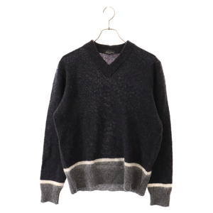 roberto collina ロベルトコリーナ V^Neck Wool Knit A1015KSW152 Vネック ウール ニット セーター ブラック