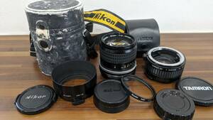 Nikon F2 85mmとTAMRON TELE CONVERTERセット