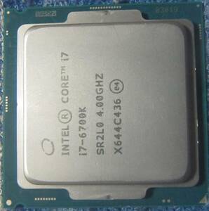 ★☆インテル Intel Core I7-6700Kジャンク品その他CPU☆★