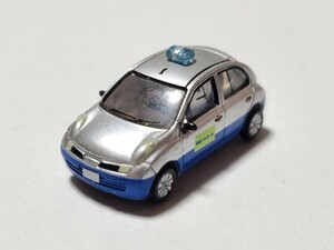 マーチ 自主防犯車 日産 NISSAN MARCH カーコレ W24 カーコレクション 基本セット F1 トミーテック TOMYTEC 現代のコンパクトカー ①