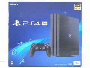 △【14】初期化済み SONY PS4Pro CUH-7200B ジェットブラック 1TB 同梱不可 1円スタート