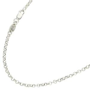 クロムハーツ Chrome Hearts NECKCHAIN R16/ロールチェーン16inch サイズ:16inch シルバーネックレス 中古 OS06