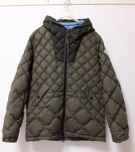 定価24万 size０ MONCLER R GRISDALE ダウンパーカー モンクレール アール ダウンジャケット ミリタリージャケット グリーン カーキ