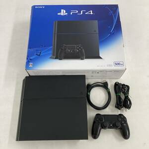 【1円～】SONY PS4 Playstation4 CUH-1200A 500GB Jet Black ※動作確認済み【中古品】