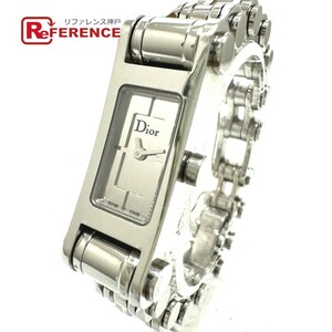 Dior ディオール D104-100 ディオール66 クォーツ 腕時計 シルバー レディース【中古】