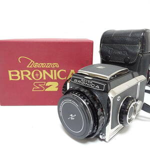 ZENZA BRONICA 中判カメラ 箱ケース付き 動作未確認 80サイズ発送 K-2624650-172mrrz