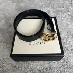 GUCCI ダブルGスリムベルト　80