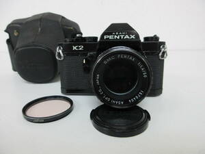 中古 カメラ PENTAX ペンタックス K2 / レンズ SMC PENTAX 1:1.4/50 ※動作未確認 ／D