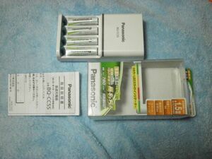 PANASONIC RECHARGEABLE EVOLTA BATTERY CHARGER BQ-CC55 SET SIZE4 EVOLTAX4 STANDARD MODEL K-KJ55MLE04 NO2