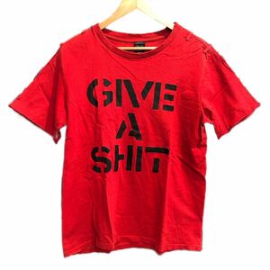 06SS number(n)ine GIVE A SHIT ダメージ Tシャツ サイズ3 ナンバーナイン KOOKS MIYASHITA TAKAHIRO クークス