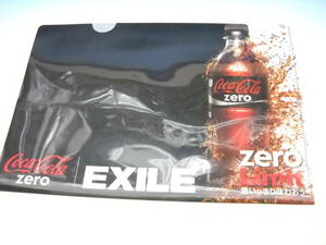 Coca-Cola zero EXILE　コカ・コーラ　エグザイル　クリアファイル　コラボ　非売品