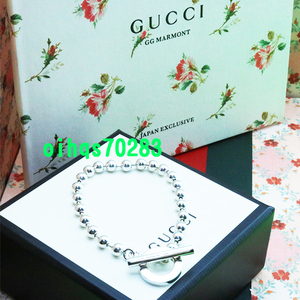 ♪即決♪新品　未使用 GUCCI　グッチ　ボールチェーン ブレスレット