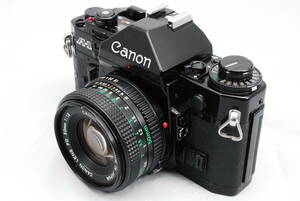 【意外と綺麗・シャッター鳴き無し】★キャノン・モルト新品交換済★ Canon A-1 #0635 + CANON LENS NEW FD 50㎜ f/1.8 #0576