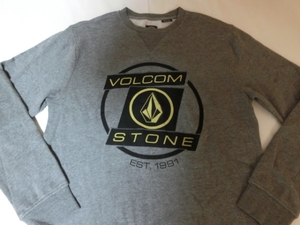 ◆USA購入【VOLCOM】裏起毛STONEロゴスウェットトレーナーUS M