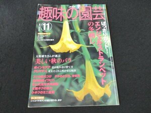 本 No1 02138 NHK 趣味の園芸 2003年11月号 多肉植物 エンジェルトランペットの冬越し 美しい秋のバラ ポインセチア クレマチス トケイソウ