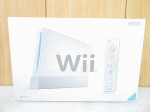 ニンテンドー 任天堂 Wii 本体 白 シロ RVL-001 未使用品