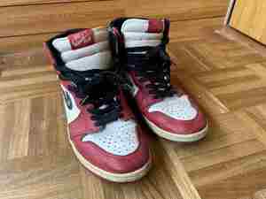 ★☆NIKE★AIR JORDAN 1★ナイキ★エアジョーダン1★US8.5★26.5cm★赤白黒★シカゴ★94年製★中古☆★