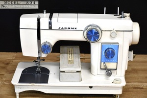 NY5-71【現状品】JANOMEミシン　MODEL804　ジャノメミシン　ミシン　家庭用ミシン　ハンドクラフト　動作未確認　中古品　保管品