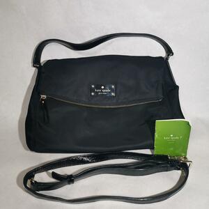 kate spade NEW YORK ブラック 2wayバッグ USED美品