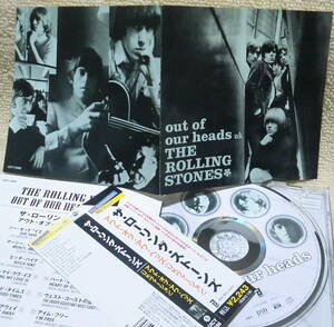 即決！【2点で送料無料】CD ローリング・ストーンズ Rolling Stones Out of Our Heads UK仕様 帯付き DSDリマスター音源 日本プレス 対訳