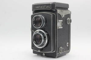【訳あり品】 ヤシカ Yashicaflex Yashimar 80mm F3.5 二眼カメラ s4316