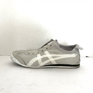 アシックス・オニツカタイガー asics Onitsuka Tiger スニーカー 24.5 - ナイロン ライトグレー レディース 靴