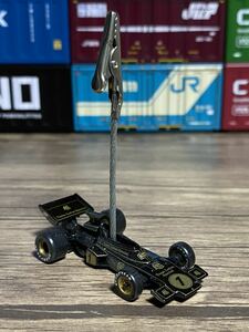 ◎Lotus 72D メモスタンド◎オリジナル加工品 メモクリップ 車雑貨 文具 ハンドメイド ロータス F1