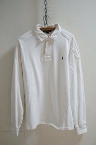 Δ POLO RALPH LAUREN ラガーシャツ　オールホワイト