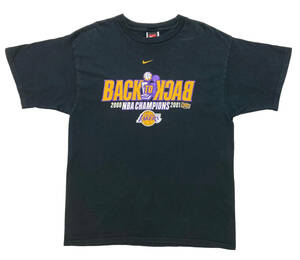 NIKE TEAM レイカーズ 2000年 2001年 BACK TO BACK Tシャツ NBA LAKERS 00s ビンテージ シャック コービー