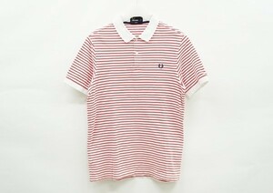 ◇【FRED PERRY フレッドペリー】ボーダーポロシャツ M