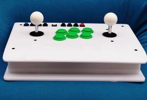 PC MAME マルチアケコン白 イシターの復活 ジョイフルロード ロッククライマー用ツインレバースティック アーケードゲーム用コントローラー