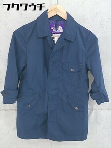 ◇ THE NORTH FACE パープルレーベル NP2001N Field coat フィールド 七分袖 コート サイズ65/35 ネイビー レディース