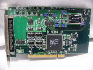 ★動作保証★ CONTEC AD12-16(PCI) AD高速変換PCIボード 12Bit 16CH