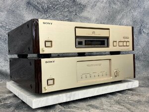 □t2004　ジャンク★SONY 　ソニー　DAS-R1/CDP-R1　　D/Aコンバーター　CDプレイヤー　オーディオセット　【2個口発送】