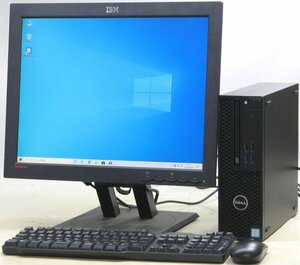 DELL Precision T3420-6700SF ■ 20インチ 液晶セット ■ i7-6700/SSD/DVDROM/Quadro K620/省スペース/第6世代/Windows10 デスクトップ