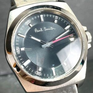 Paul Smith ポールスミス 6038-H24741 腕時計 アナログ クオーツ ブラック文字盤 3針 ステンレススチール 新品電池交換済み 動作確認済み