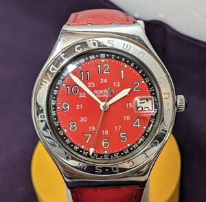 SWATCH IRONY RED 稼働中