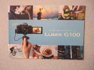 LUMIX G100 　カメラ カタログ　パンフレット　パナソニック　ルミックス　 2020年8月　　