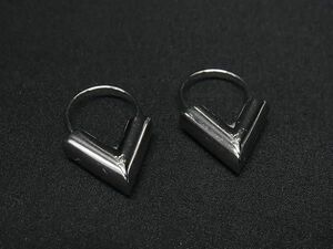 1円 ■美品■ LOUIS VUITTON ルイヴィトン M63199 エセンシャルV ピアス アクセサリー レディース シルバー系 AW9257