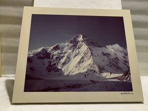 ◆日本山岳協会　 喬戈里峰登山隊　1982年　写真パネル板◆A-341