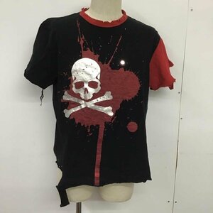 mastermind JAPAN L マスターマインド Tシャツ 半袖 YGMS-TS82-028 YOBOSS T Shirt 黒 / ブラック / X 赤 / レッド / 10089123