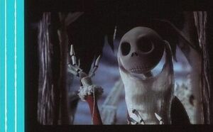 ナイトメアービフォアクリスマス 35mm映画フィルム 連続5コマ ティムバートン ジャックスケリントン ■THE NIGHTMARE BEFORE CHRISTMAS