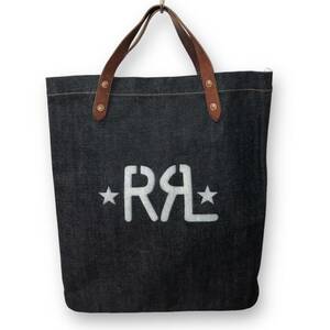 RRL RALPH LAUREN DENIM MARKET TOTE トートバッグ 濃紺 店舗受取可