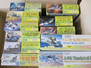 ドラゴン 1/144 F-14 F/A-18 Su-27 F-15 A-10 F-16詰め合わせ　11個